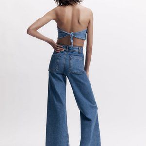 Zara Marine Straight Jeans SZ 6